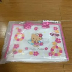 ハローキティ　日焼けキティ　クリアトートバッグ　1番くじ　新品未開封