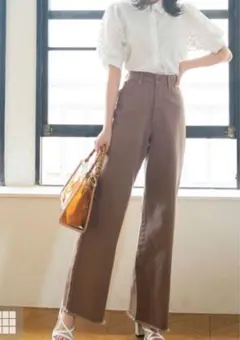 【美品】グレイルフリンジフレアパンツ[gm459]