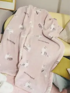 gelato pique ジェラートピケ【Sleep】CAT柄　プリント毛布