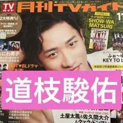 道枝駿佑 安斉星来 TVガイド 切り抜き