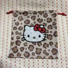 ハローキティ ヒョウ柄ポーチ