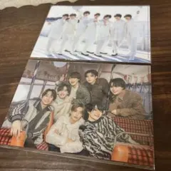 なにわ男子　スペシャルキス　クリアファイル ２点セット　新品　送料無料　匿名