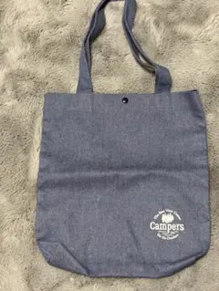 トートバッグ　青