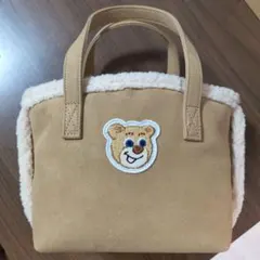 ラブラリーバイフェイラー ワッペンボアトートバッグ ベージュ - メルカリ