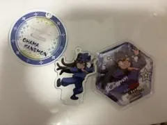 忍たま　忍たま乱太郎　ジョイポリス　尾浜勘右衛門　アクリルスタンド　缶バッチ