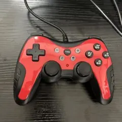 赤色 有線コントローラー ターボ機能付き