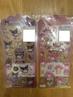 ドロップジェリーシール　マイメロ　クロミ　サンリオ