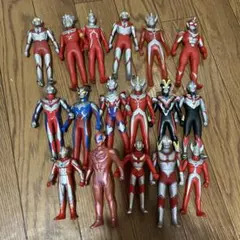 ウルトラマン ソフビ フィギュア 17体 まとめ売り 大量セット 人気シリーズ