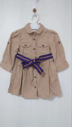 80 ラルフローレン　シャツワンピース