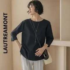 ◉美品◉袖カットワークブラウス≪洗える≫ロートレアモン（LAUTREAMONT）