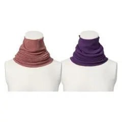 天使の綿シフォン ネックカバー 大判 2枚 綿100