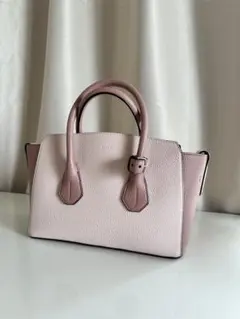 バリー　ハンドバッグ　バイカラー　ピンク