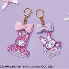 メゾピアノ　当りくじ　アクリルチャーム　ピンク　　　2点セット