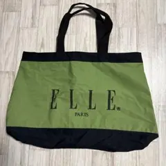 ELLE 大型トートバッグ オリーブグリーンのサムネイル