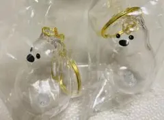 【匿名配送】ペット　犬　毛　キーホルダー　2点セット