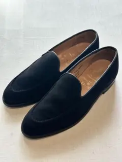 【極上美品】CROCKETT&JONES×EDFICE別注スエードローファー6hのサムネイル
