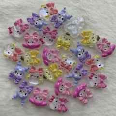 ネイパ ネイルパーツ サンリオ キティ クロミ リボン