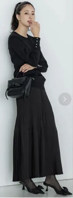 coca スカート ロング プリーツ