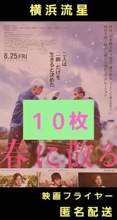 春に散る 横浜流星 佐藤浩市 映画フライヤー 映画チラシ １０枚