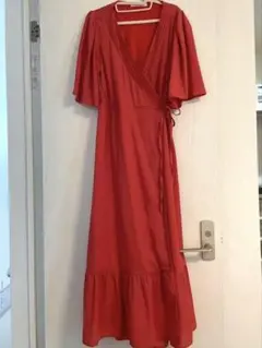 Roomy's ラップスタイルレッドドレス Fサイズのサムネイル