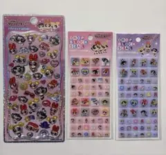 パワーパフガールズ プチドロップステッカー ドロップブロックシール