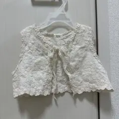 Aota アイボリー レース ビスチェ　ベスト