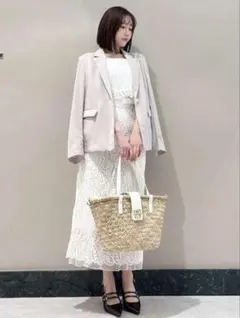 人気完売品　snidel シアージャケット　グレーベージュ