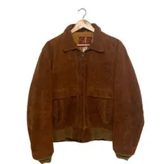 【L】【80年代】USA製　IDEALジップ フライトジャケット　A-2 タイプ