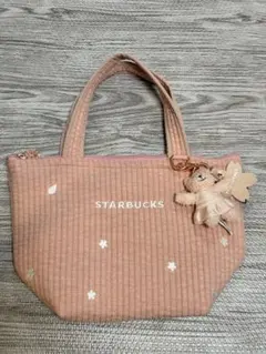 スタバ SAKURA2026 保冷トートバッグ ベアリスタキーチェーン セット