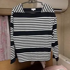 PART2 ボーダー柄 長袖Tシャツ XL