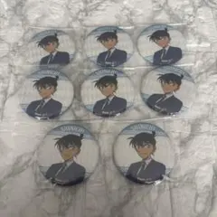 名探偵コナン　トレーディングメタリック缶バッジ　N 工藤新一　8点