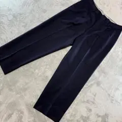CROCODILE スラックスパンツ ネイビー サイズ91 (XL相当)