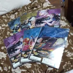 ワンピース１番くじトレジャークルーズ-クリアファイル&ステッカーセット6枚