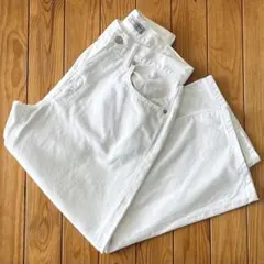 白パンツ デニム