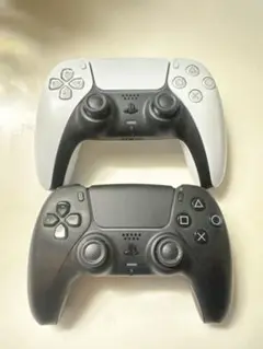 PS5 コントローラー ホワイト ブラック 2台セット