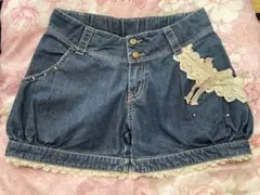 Mezzo Pianoデニム ショートパンツ サイズ140 美品 即決