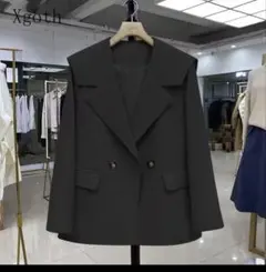 セーラーカラージャケット　ブラック　CLANE好きに！