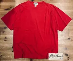 Tシャツ 古着 90s Eddie Bauer エディーバウアー 無地 USA