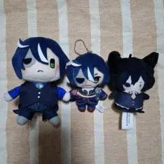 あくねこ ボスキ ぬいぐるみ Amazon.co.jp: 悪魔執事と黒い猫 ぬいぐるみキーホルダー ボスキ