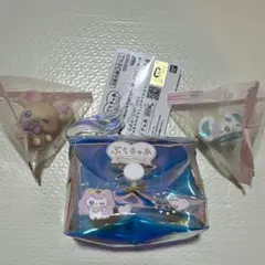 ぷちきゅあ オーロラミニポーチ プチッとすわりマス ぱふ もふるん ぽるん