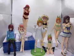 五等分の花嫁　フィギュア8体 ビキニ・水着