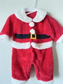 赤いサンタコスチューム帽子付き　サイズ60〜70