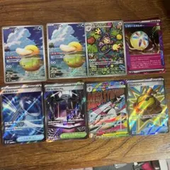 コダックAR 2枚 エテボースAR、メガサーナイトex MA等8枚まとめ