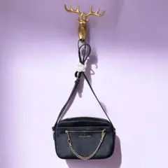 期間限定ミニギフト付！★未使用★ MICHAEL KORS ショルダーバッグ 黒
