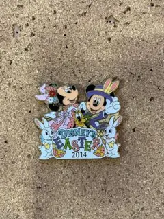 東京ディズニーランドイースターピンバッジ 2014留め具なし