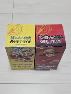 ONE PIECEカード 神の島の冒険 受け継がれる意志 2box テープ付き