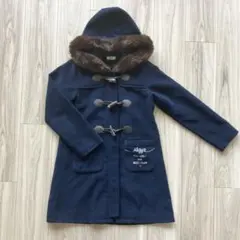 ALGY ネイビー ダッフルコート　140