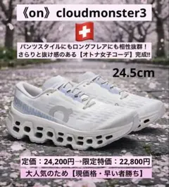 最新モデル】《on》cloudmonster3 大人気カラー❗️限定再入荷 