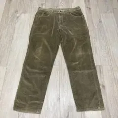 【古着】90s Lee USA製コーデュロイパンツ オリーブ