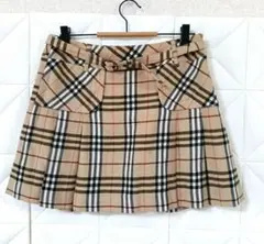 BURBERRY BLUE LABEL ノバチェック プリーツスカート - メルカリ